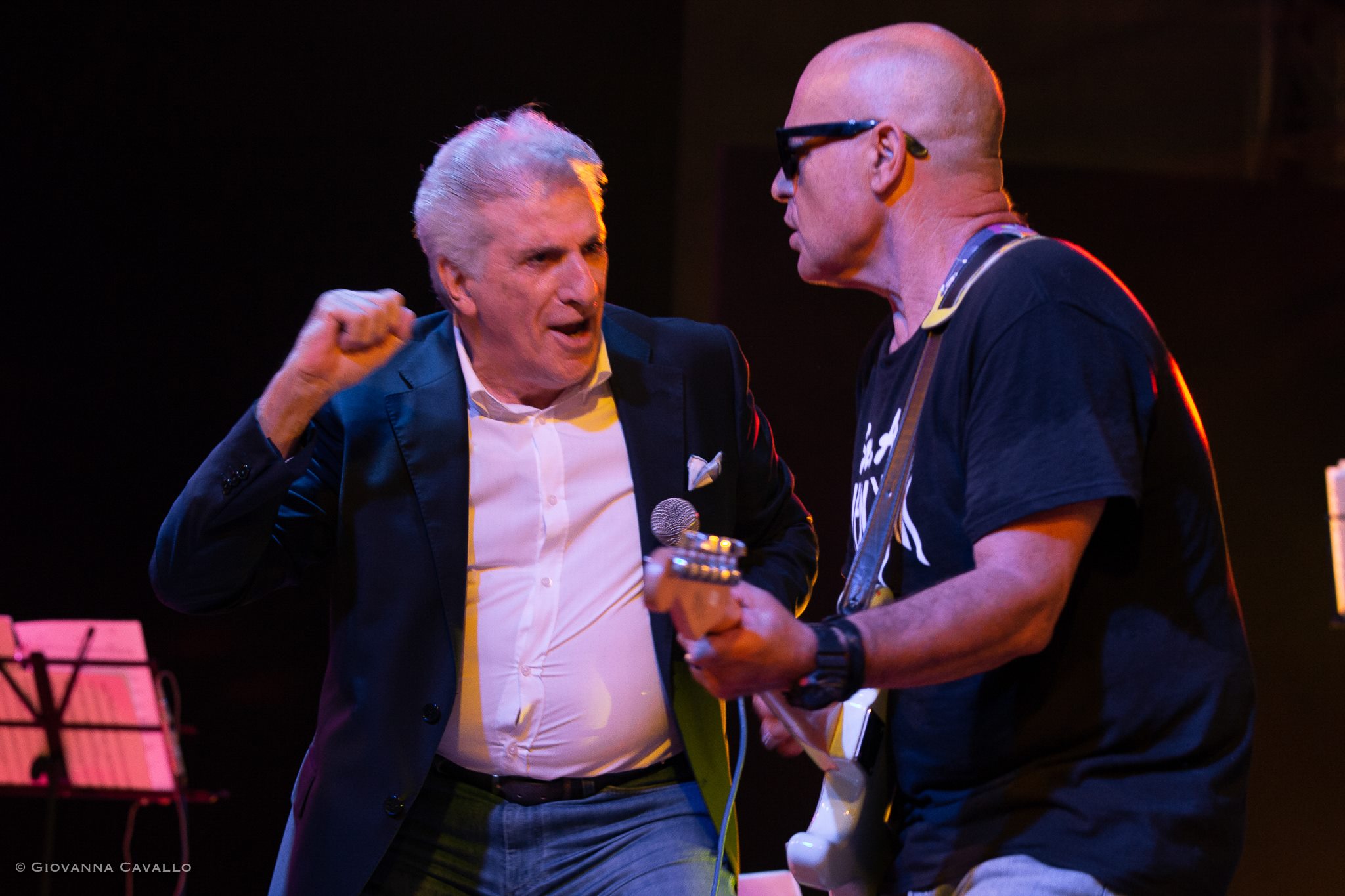 Francesco Sandi with Michele