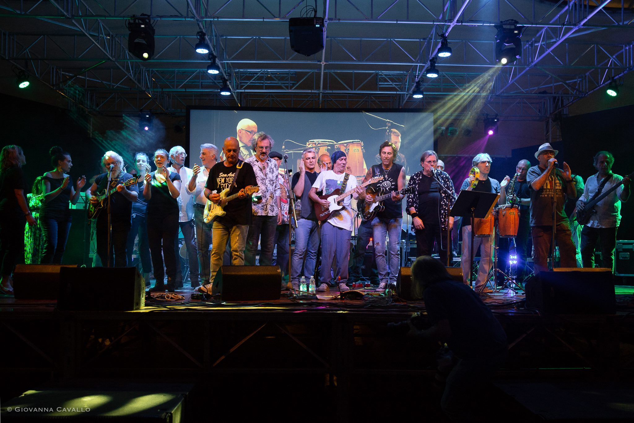 Reunion of all musician who have been part of the band over the years